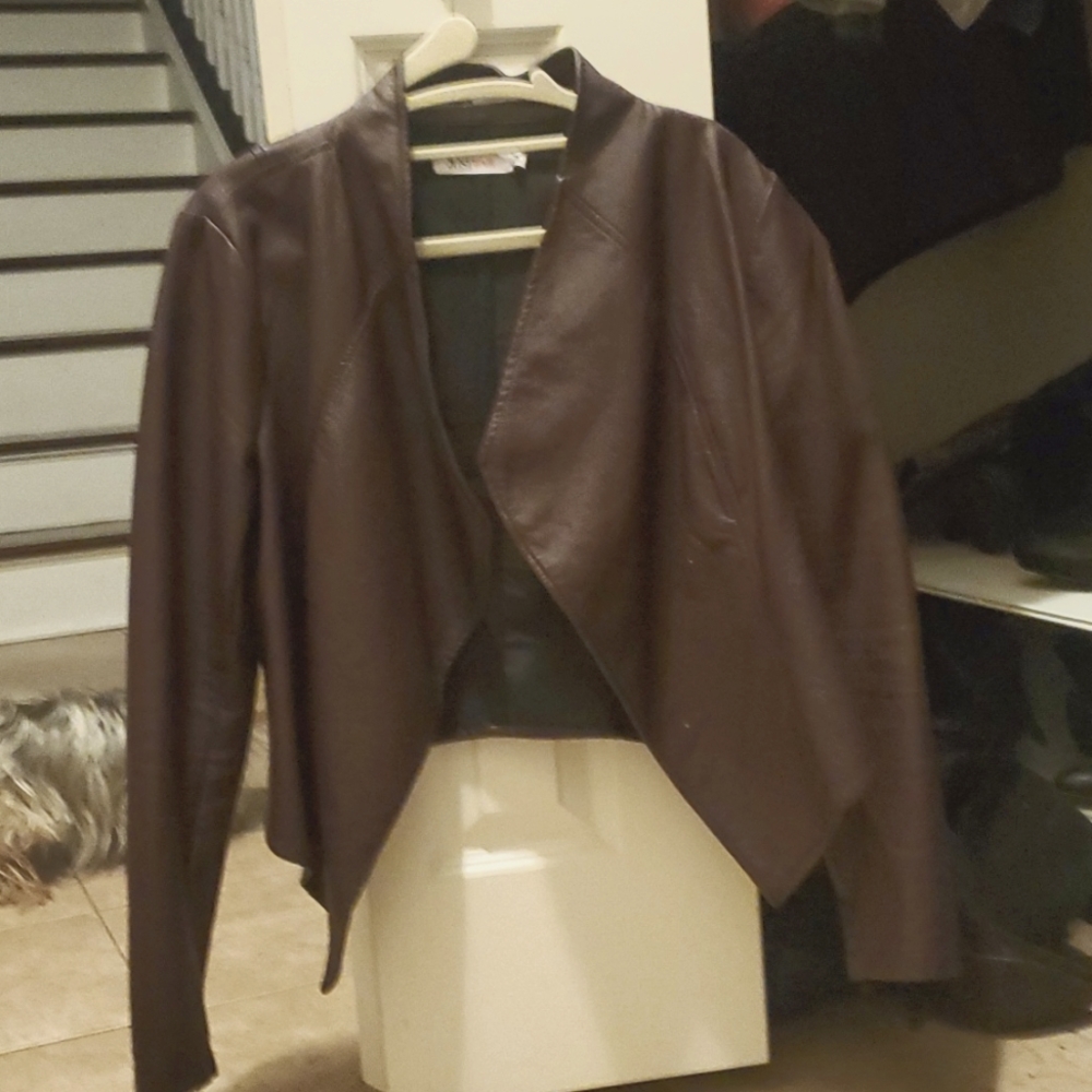 Leather jacket
